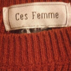 Ces Femme Women's Rust Sweater